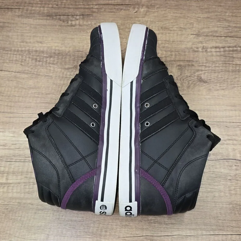 David Beckham x adidas Neo Black Men's Size 11 Black Leather Shoes (G30509) READ